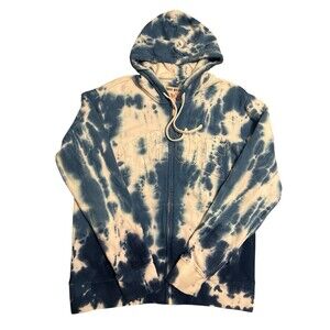 True Religion Blue Long Sleeve Full Zip Hoodie Size 2XL